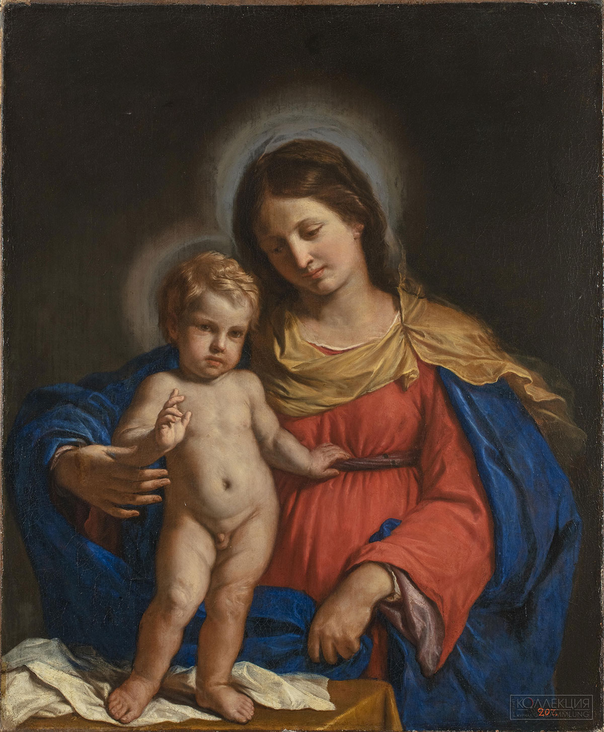 Джованни Франческо Барбьери. Мадонна с Младенцем