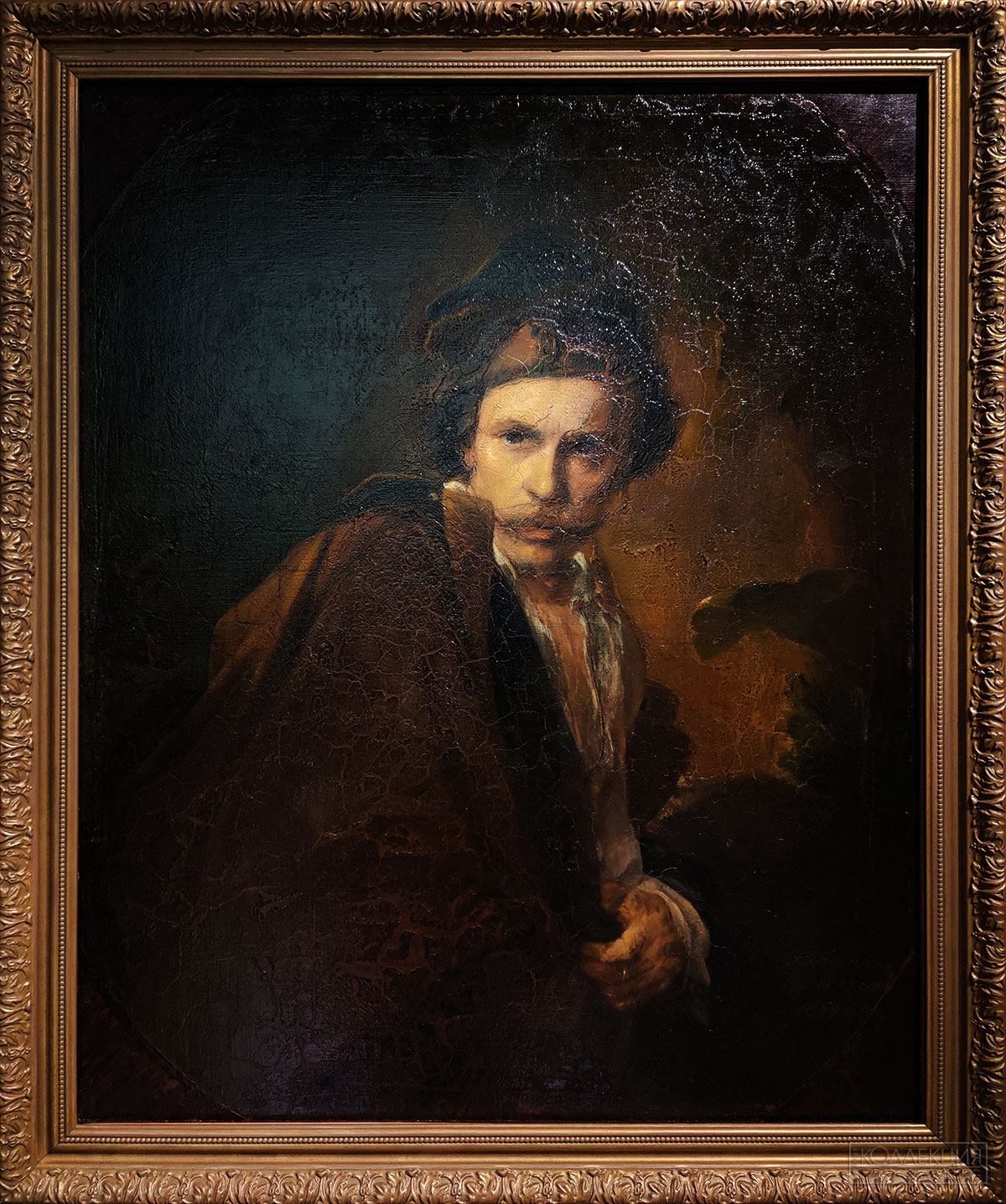 Николай Алексеев (1814 (1813)-1880). «Алеко». Автопортрет. 1859. Холст, масло Приобретено П.М. Третьяковым. 1877. ГТГ Nikolay Alekseyev (1814 (18132)-1880). "Aleko". Self-portrait. 1859. Oil on canvas. Acquired by Pavel Tretyakov. 1877