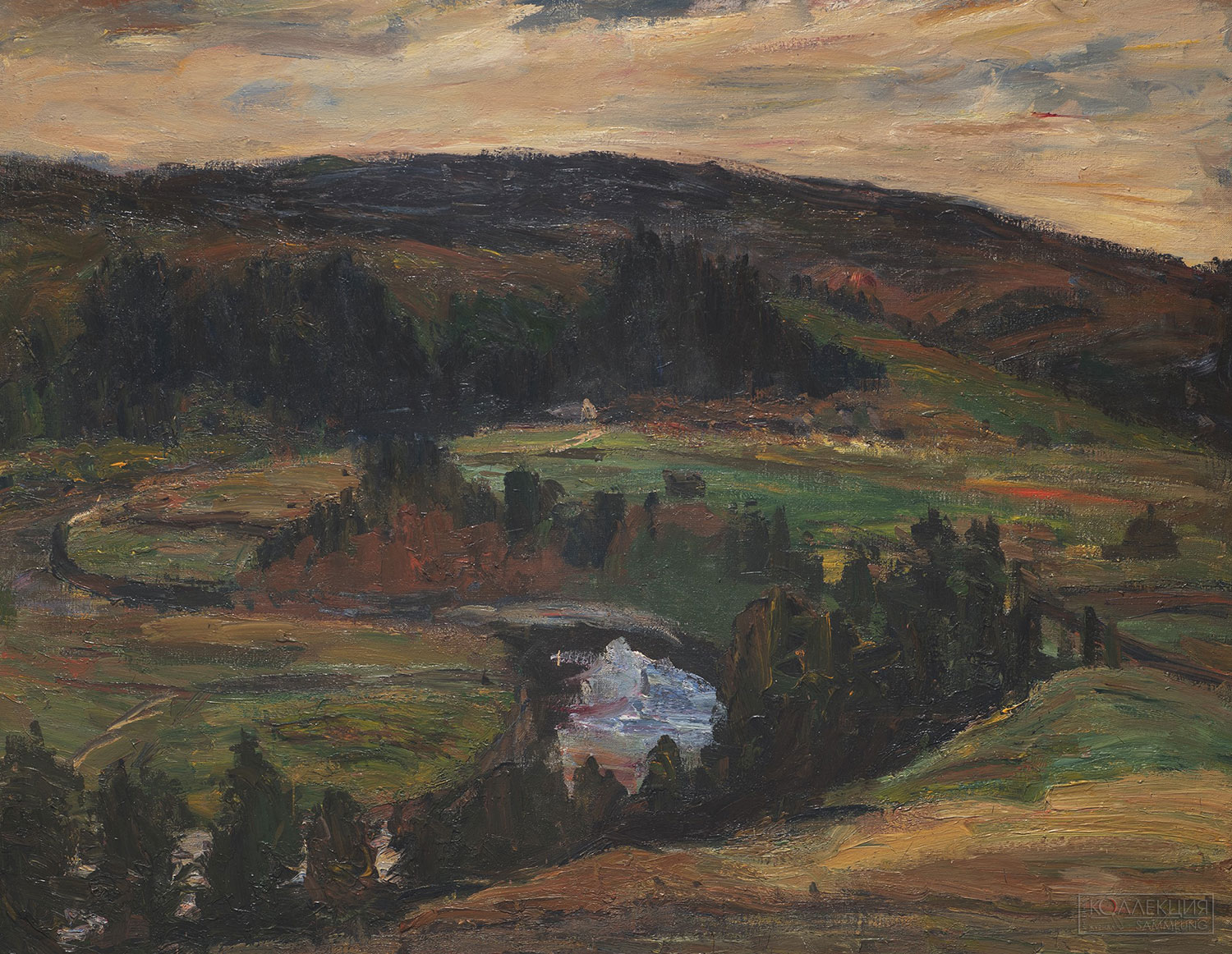 Древин А.Д. Уральский пейзаж. Осень. 1927. ГРМ