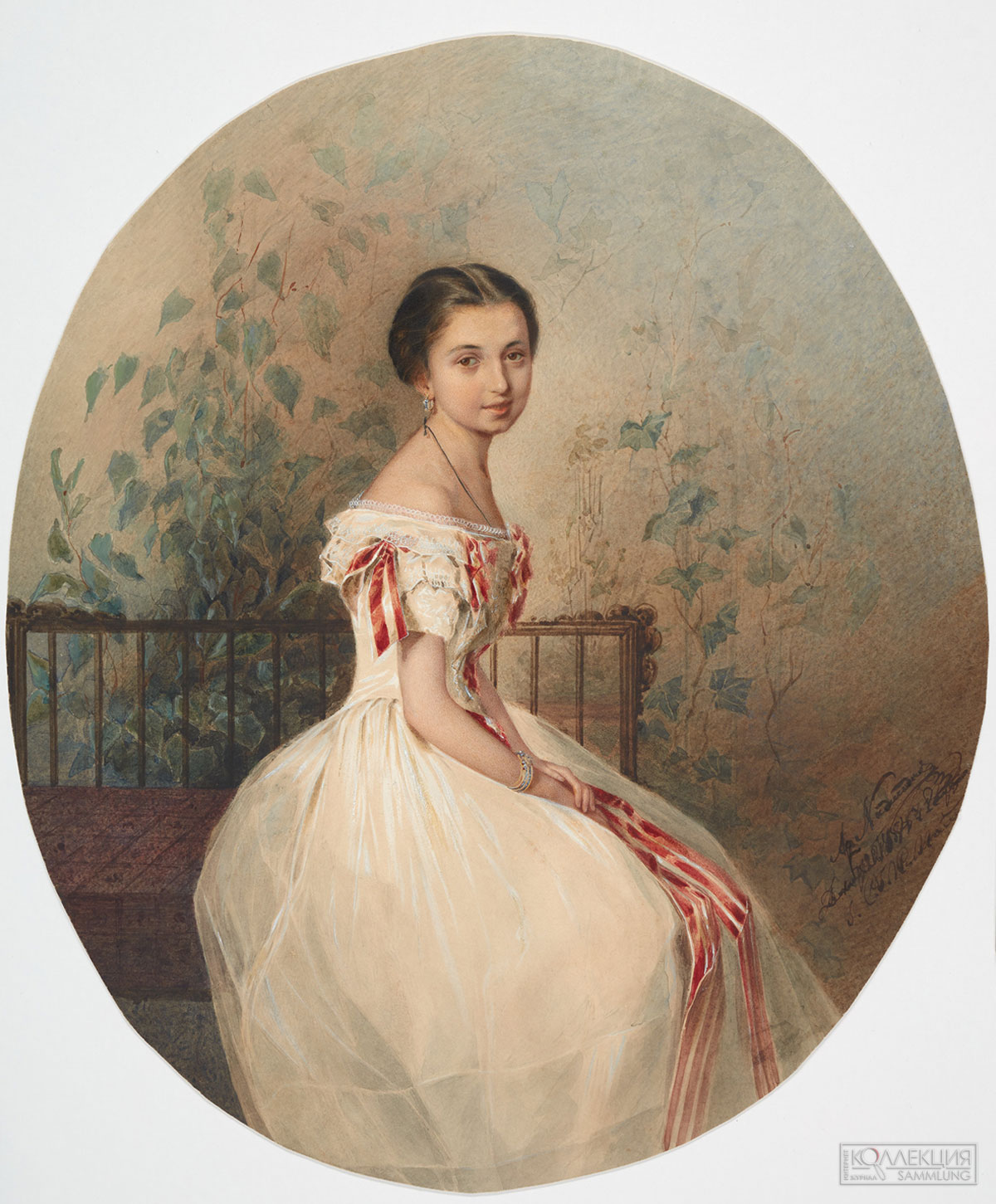 Надеждин А.М. (1799—1879). Портрет кн. Л.А. Путятиной. ГТГ