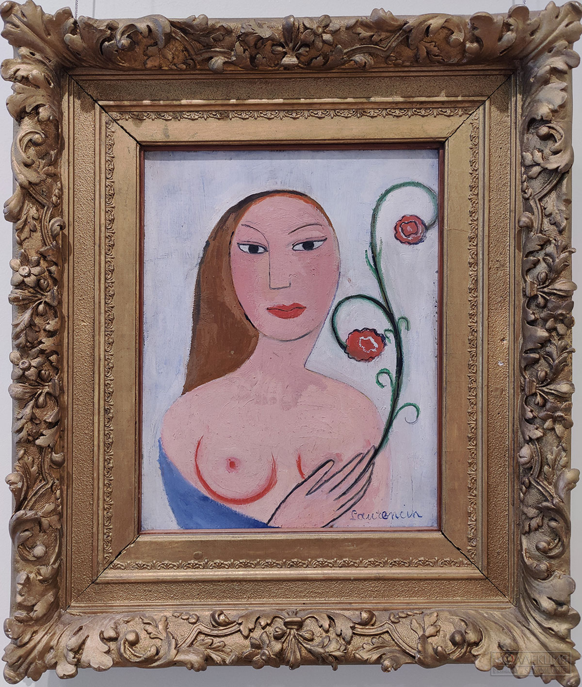 Мари Лорансен (1885-1956). Артемида. Ок. 1908 г. Холст, наклеенный на картон, масло. Поступление: 1948, из Государственного музея нового западного искусства: приобретено С.И. Щукиным Marie Laurencin (1885-1956). Artemis. c. 1908. Oil on canvas mounted on cardboard. Acquired in 1948 from the State Museum of Modern Western Art, purchased by Sergey Shchukin