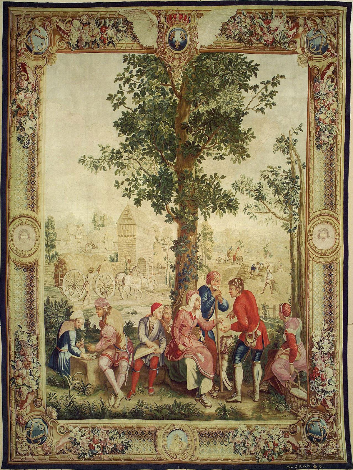 «Август» (из серии «Месяцы Луки») Франция, Париж 1737-1740. ГМИИ им. А.С. Пушкина