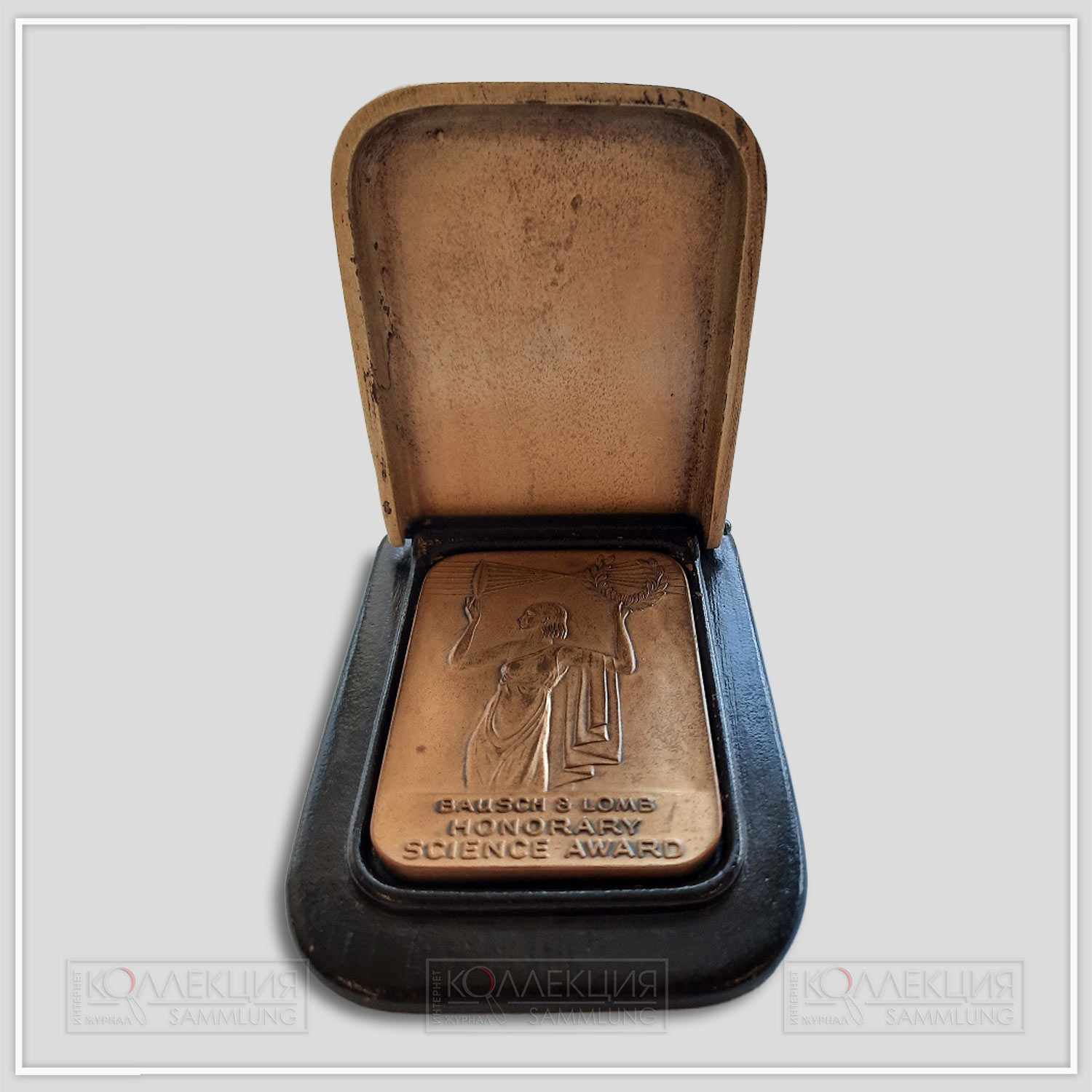 Felix Weil. Bausch & Lomb Ben Franklin Bifocal Sesquicentennial Medal. Bronze, 1934. Medallic Art Company (MACo 1934-047). D=63,5 mm, p =108 gr.