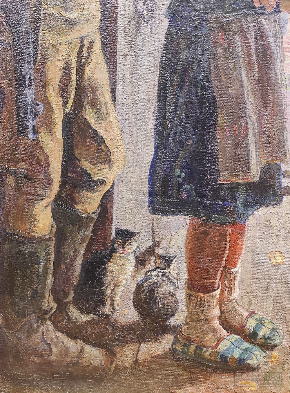 Алексей Ткачёв (1925-2025), Сергей Ткачёв (1922-2022). Мать. 1982-1985. Холст, масло. Государственная Третьяковская галерея Aleksey Tkachev (1925-2025), Sergei Tkachev (1922-2022). Mother. 1982-1985. Oil on canvas. State Tretyakov Gallery. ЖС-6307