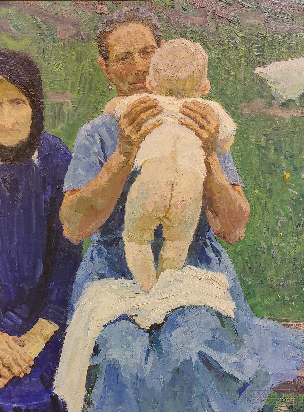 Алексей Ткачёв (1925-2025), Сергей Ткачёв (1922-2022). Матери. 1960-1961. Холст, масло. Государственная Третьяковская галерея Aleksey Tkachev (1925-2025), Sergey Tkachev (1922-2022). Mothers. 1960-1961. Oil on canvas State Tretyakov Gallery. ЖС-559