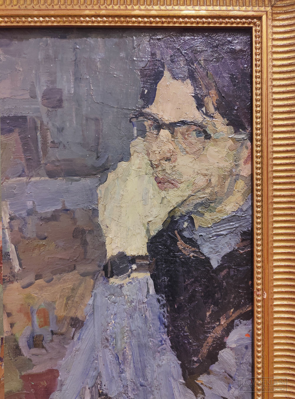 Алексей Ткачёв (1925-2025), Сергей Ткачёв (1922-2022). Автопортрет. 1965. Холст, масло. ГТГ Aleksey Tkachev (1925-2025), Sergey Tkachev (1922-2022). Self-portrait. 1965. Oil on canvas