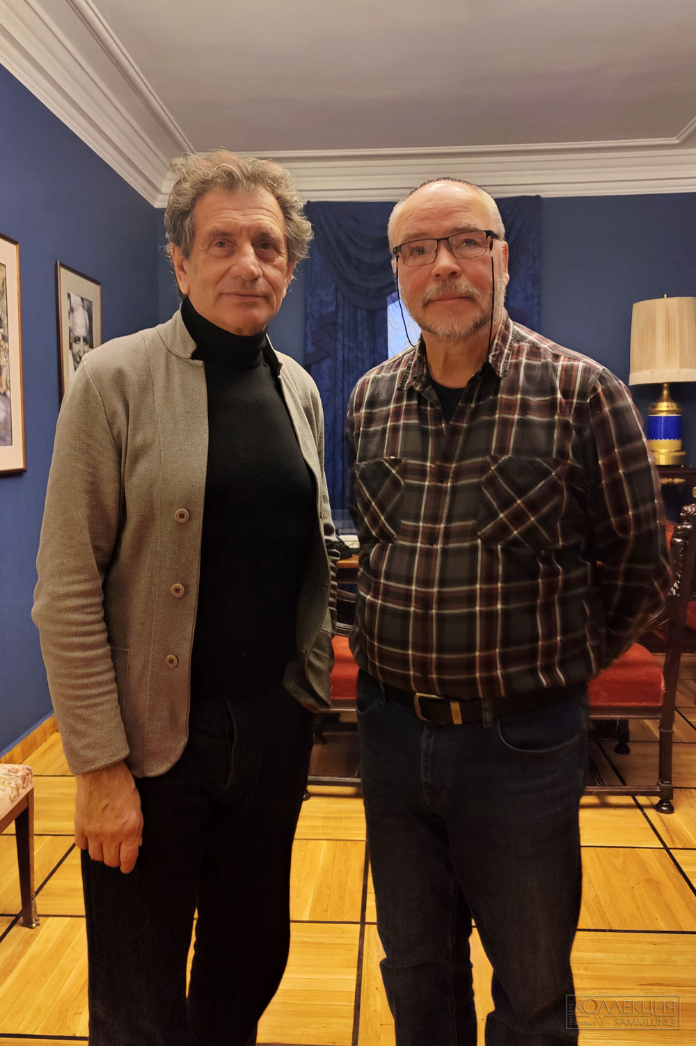 Евгений Князев и Андрей Лобанов. Интервью для журнала "Коллекция". Фотограф Алексей Сидельников