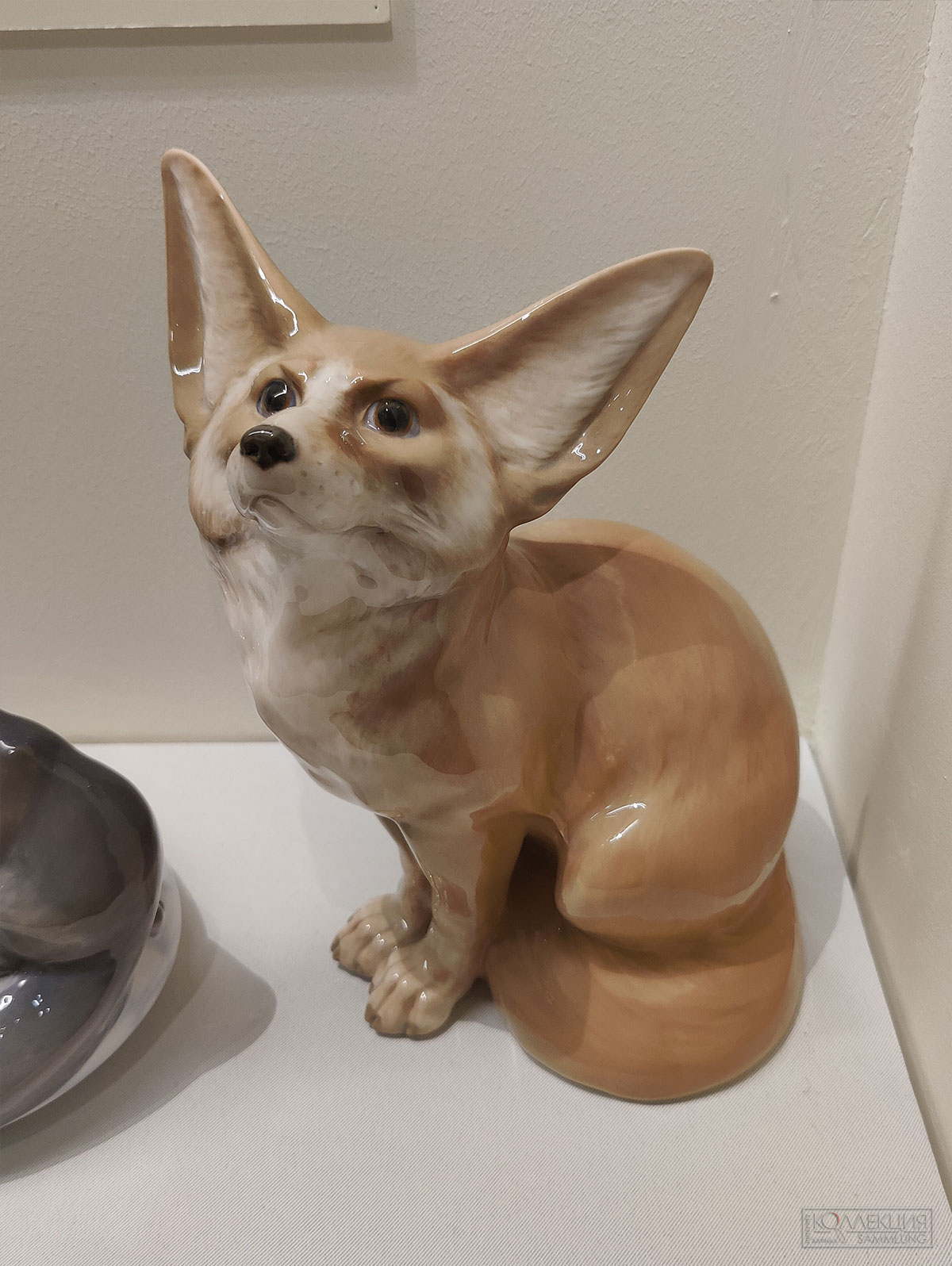 Пустынная лисица. Дания, Копенгаген, Королевская фарфоровая мануфактура по модели Х. Томсена. 1911-1922.