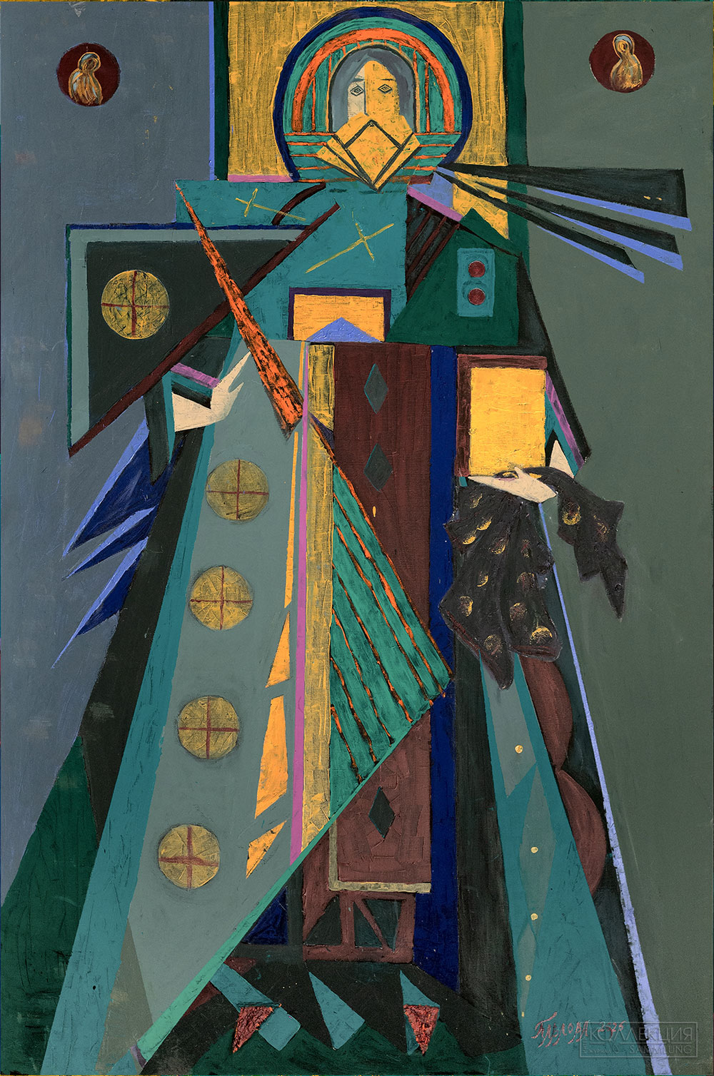 Елена Павлова. Николай Чудотворец, Холст, см, техн, 150х100см