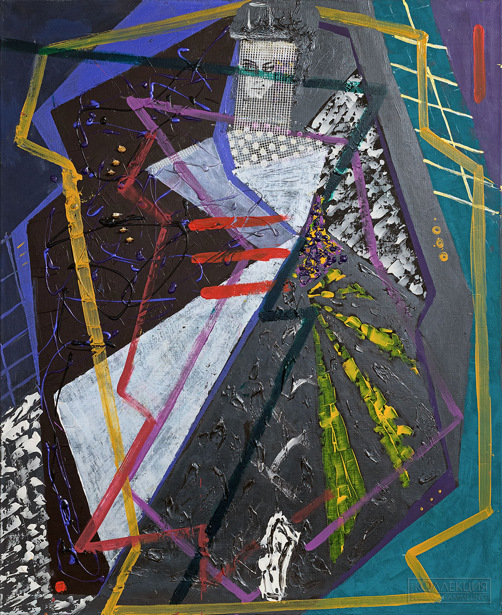 Елена Павлова. Серия Плисецкая 100, оммаж М. Плисецкой, Плисецкая-Каренина, холст, см. техн,110х90см