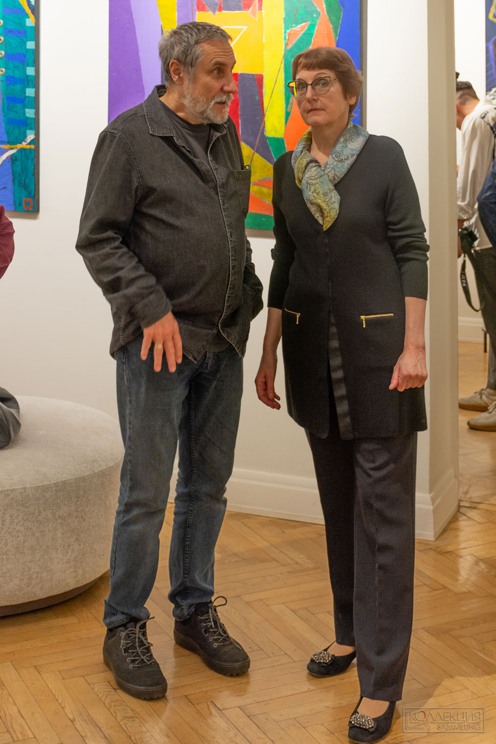 Кирилл Протопопов, скульптор, и Екатерина Андреева-Пригорина, искусствовед, член АИС, Почётный член Историко-культурного общества "Московские древности"