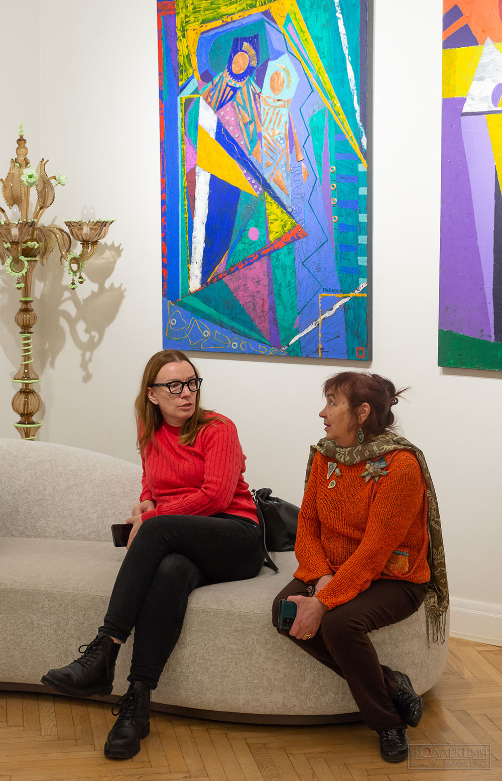 Анастасия Маркина, искусствовед, и Галия Вальева, создатель передвижного музея русского народного костюма