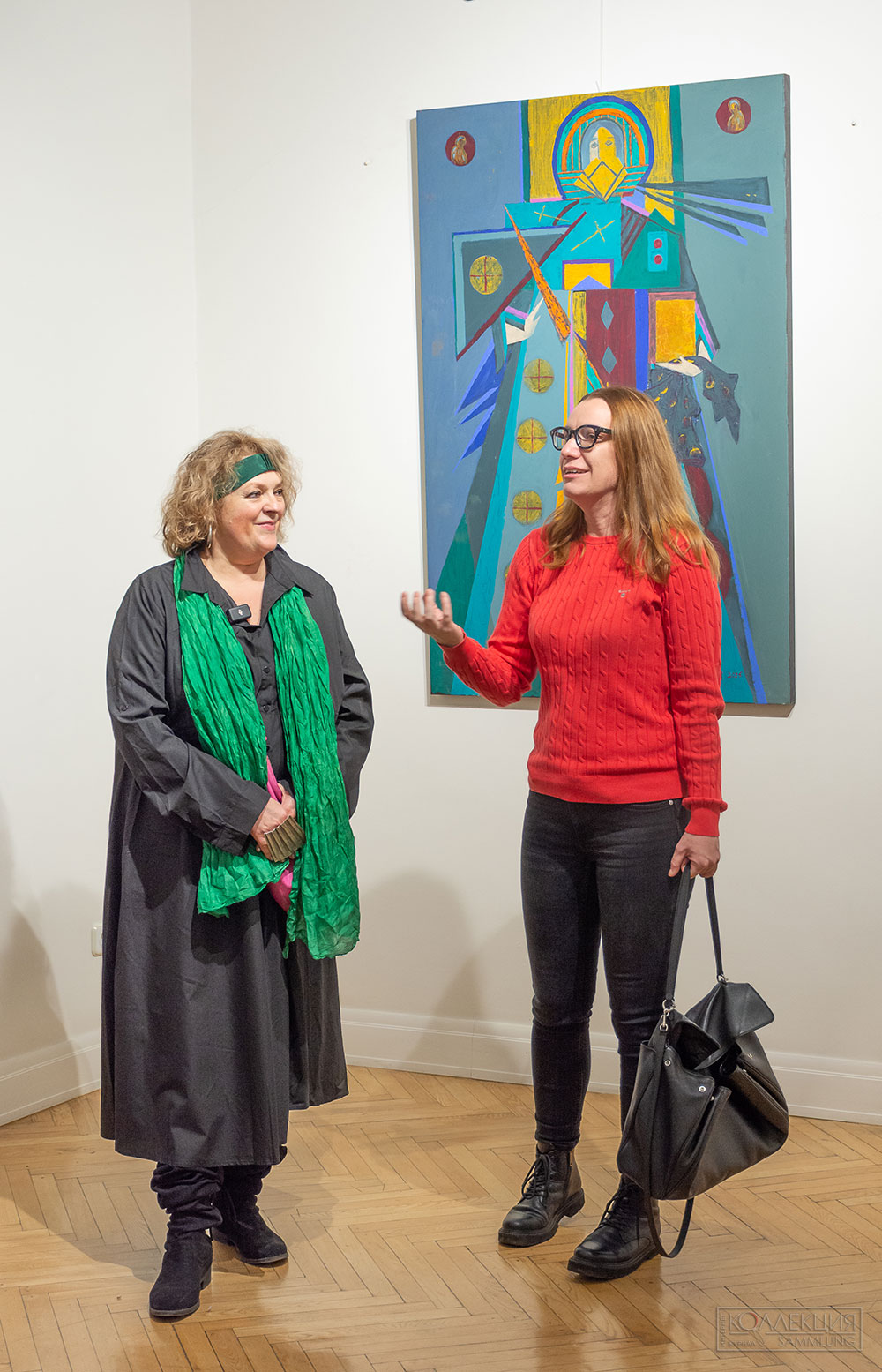 Художник Елена Павлова и искусствовед Анастасия Маркина