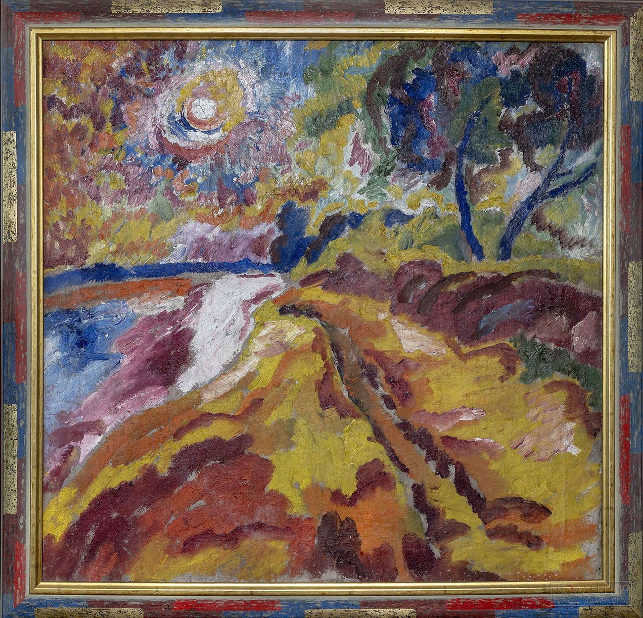 Бурлюк Д.Д. Солнце. 1909. Холст, масло. ГМИРЛИ имени В.И. Даля