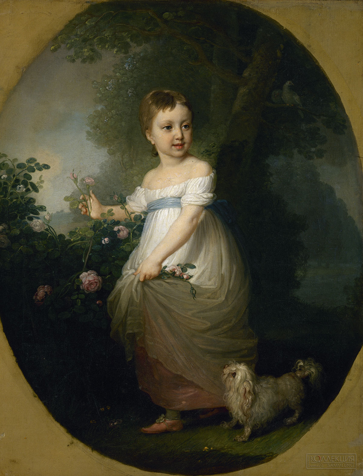 Боровиковский В.Л. (1757, Миргород – 1825, СПб). Портрет Нарышкиной Е.А. в детстве. Начало 1790-х г. ГРМ