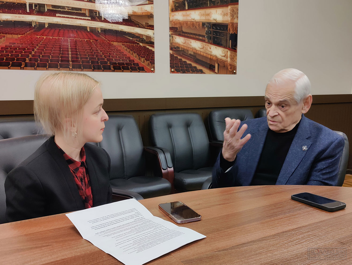 Кристина Симкина, специальный корреспондент журнала "Коллекция" и Герард Васильев