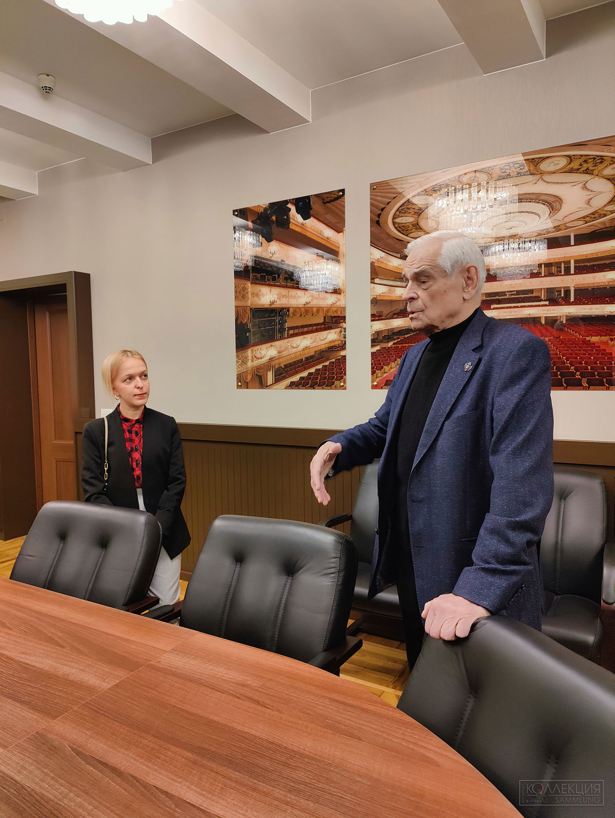 Кристина Симкина, специальный корреспондент журнала "Коллекция" и Герард Васильев