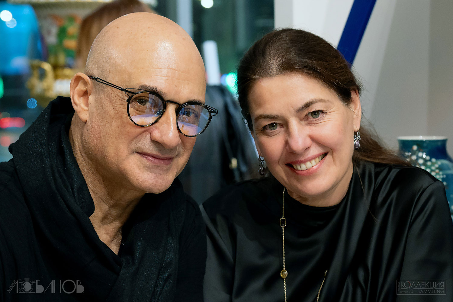 Миша Ленн, художник, и Татьяна Тылевич, генеральный директор ИФЗ (Фотограф Андрей Лобанов)