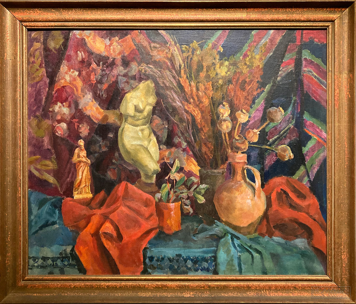 Александр Осмёркин. Натюрморт с торсом Венеры. 1951. Собрание Инны Баженовой