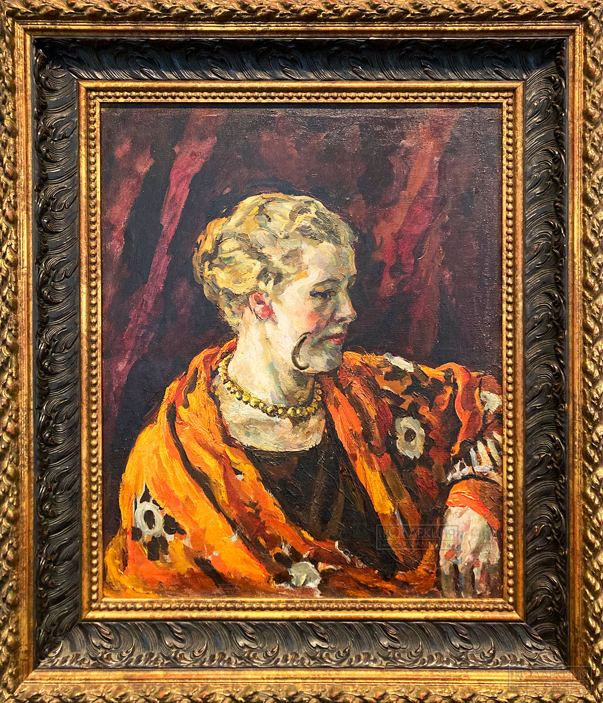 Пётр Кончаловский. Портрет актрисы. 1929. Собрание Инны Баженовой