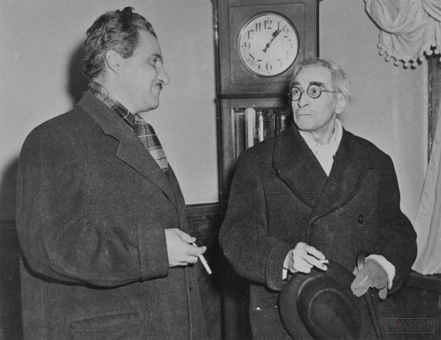 Константин Симонов и Бернхард Келлерман