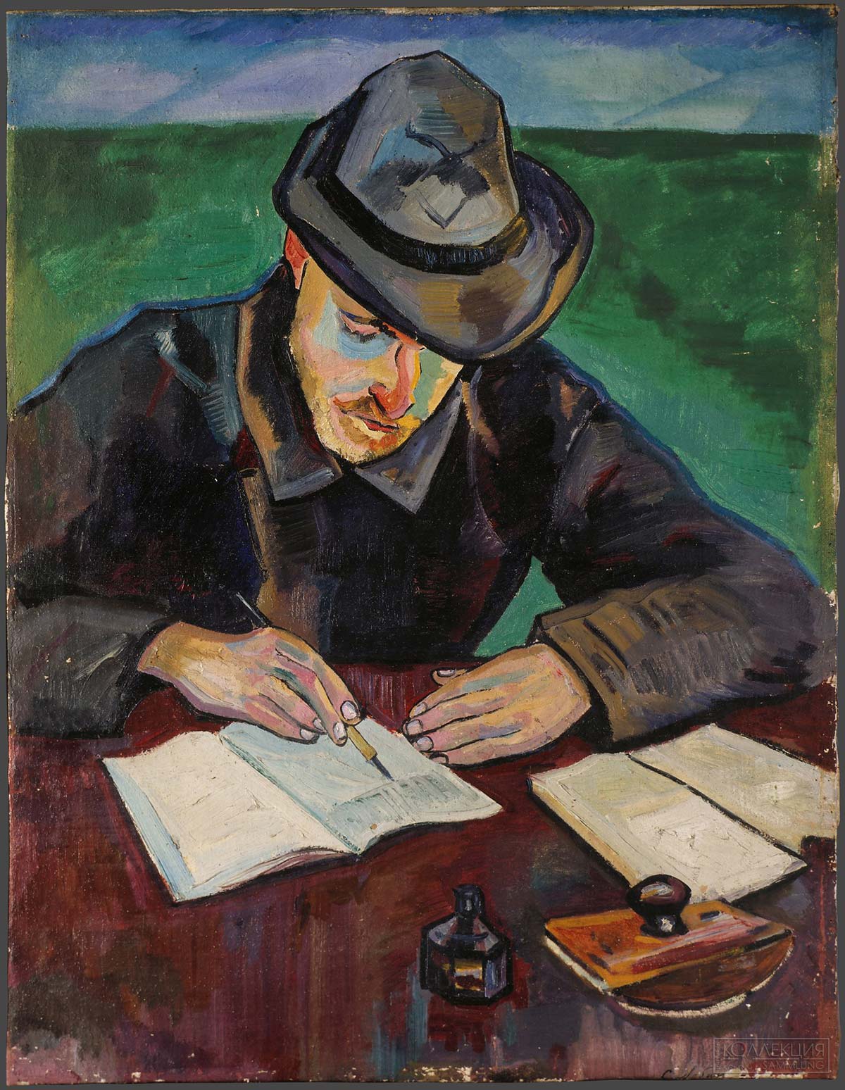 Лобанов С.И. Холодное солнце (Мужской портрет). ГТГ