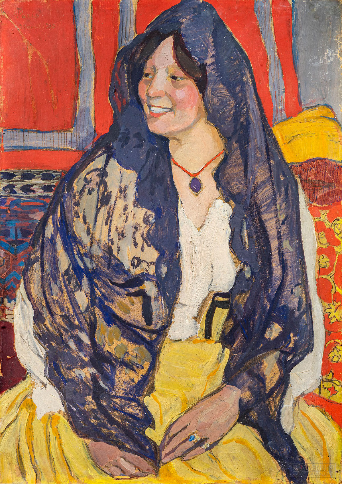 Под маской. Елена Киселёва. Испанка. 1910. Частное собрание, Москва