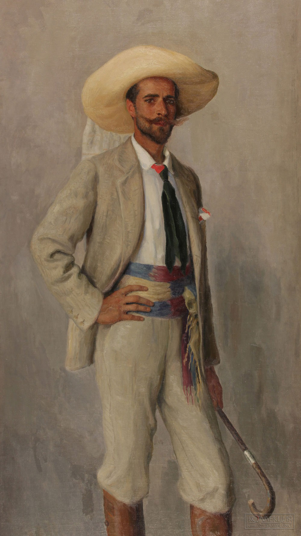 Под маской. Богданов-Бельский Николай Петрович. Портрет светлейшего князя А. К. Горчакова. 1910-1911. Омский областной музей изобразительных искусств имени М.А. Врубеля