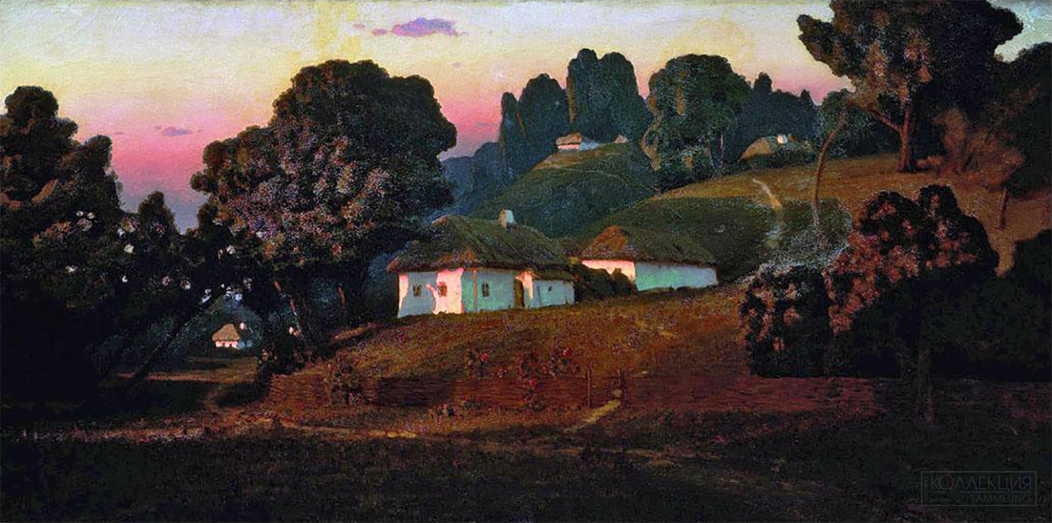 Архип Куинджи (1842-1910). Вечер на Украине. 1878. ГРМ