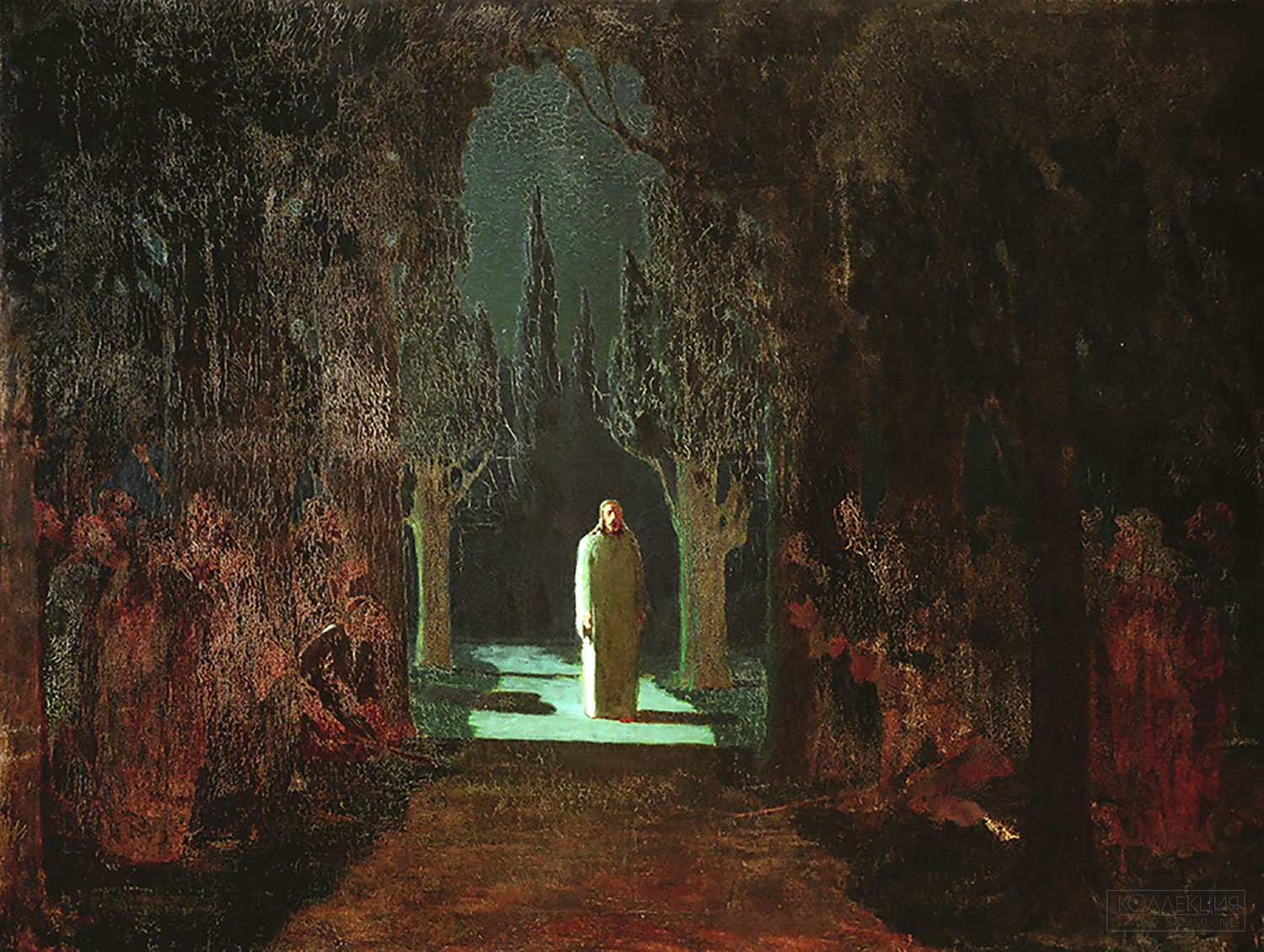 Архип Куинджи (1842-1910). Христос в Гефсиманском саду. 1901. Воронцовский дворец, Алупка