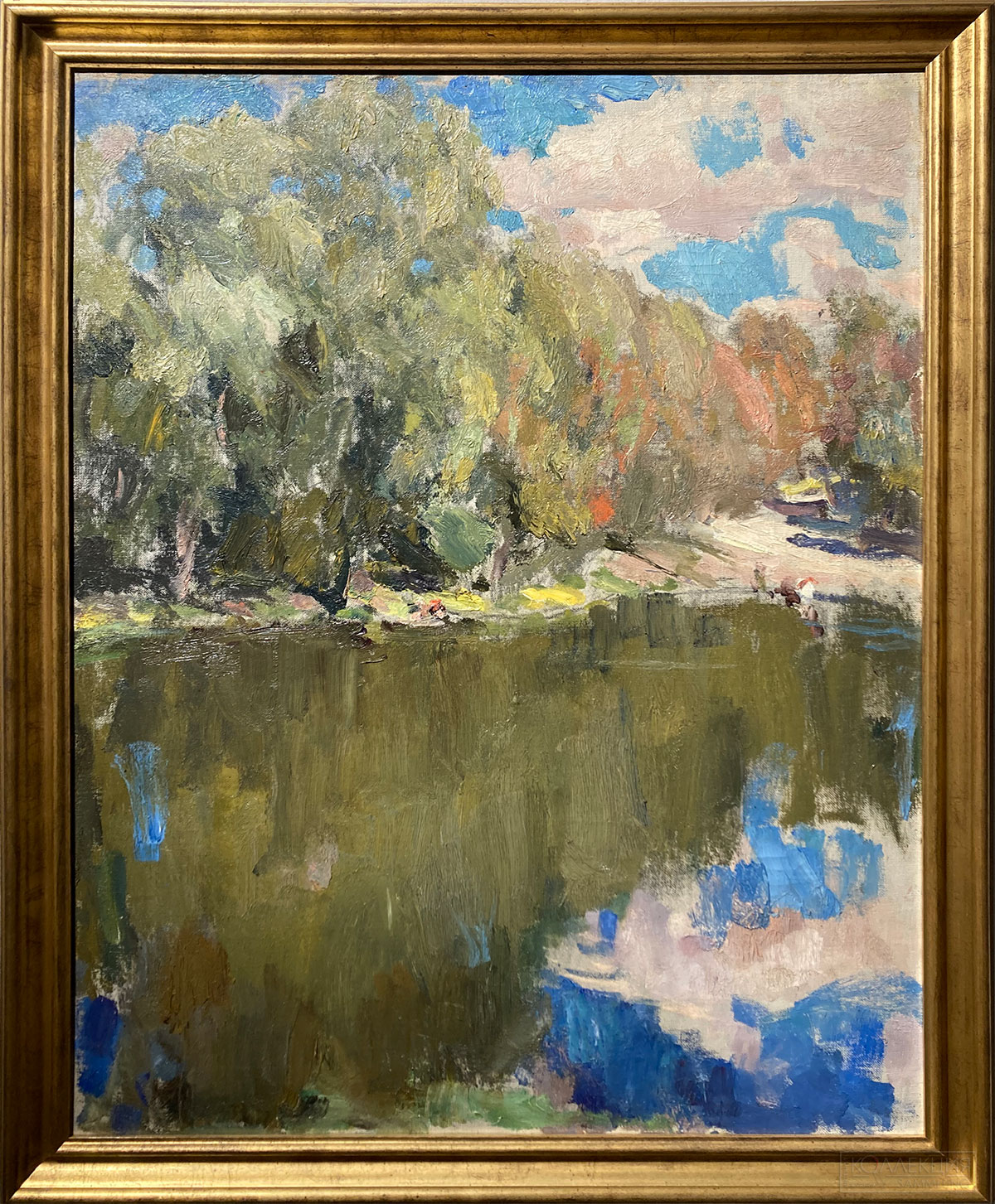 Архипов Абрам Ефимович (1862-1930). Пруд. 1920-е. Холст, масло. Собрание О. Шалимовой