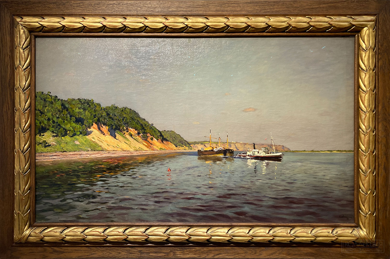 Левитан Исаак Ильич (1860-1900). Волга. Тихий день. 1895. Холст, масло. Частное собрание