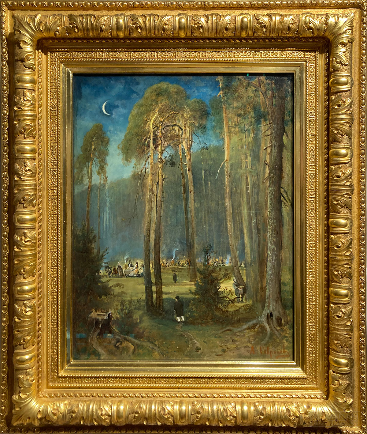 Саврасов Алексей Кондратьевич (1830-1897). Пикник. Кон. ХІХ века. Холст, масло. Собрание Е. Манукян