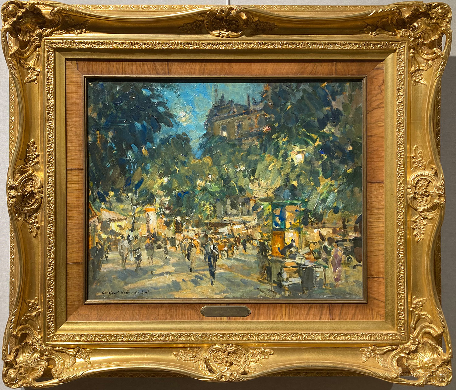 Коровин К.А. (1861-1939). Вид Парижа. 1929. Холст, масло. Собрание И. Барышева