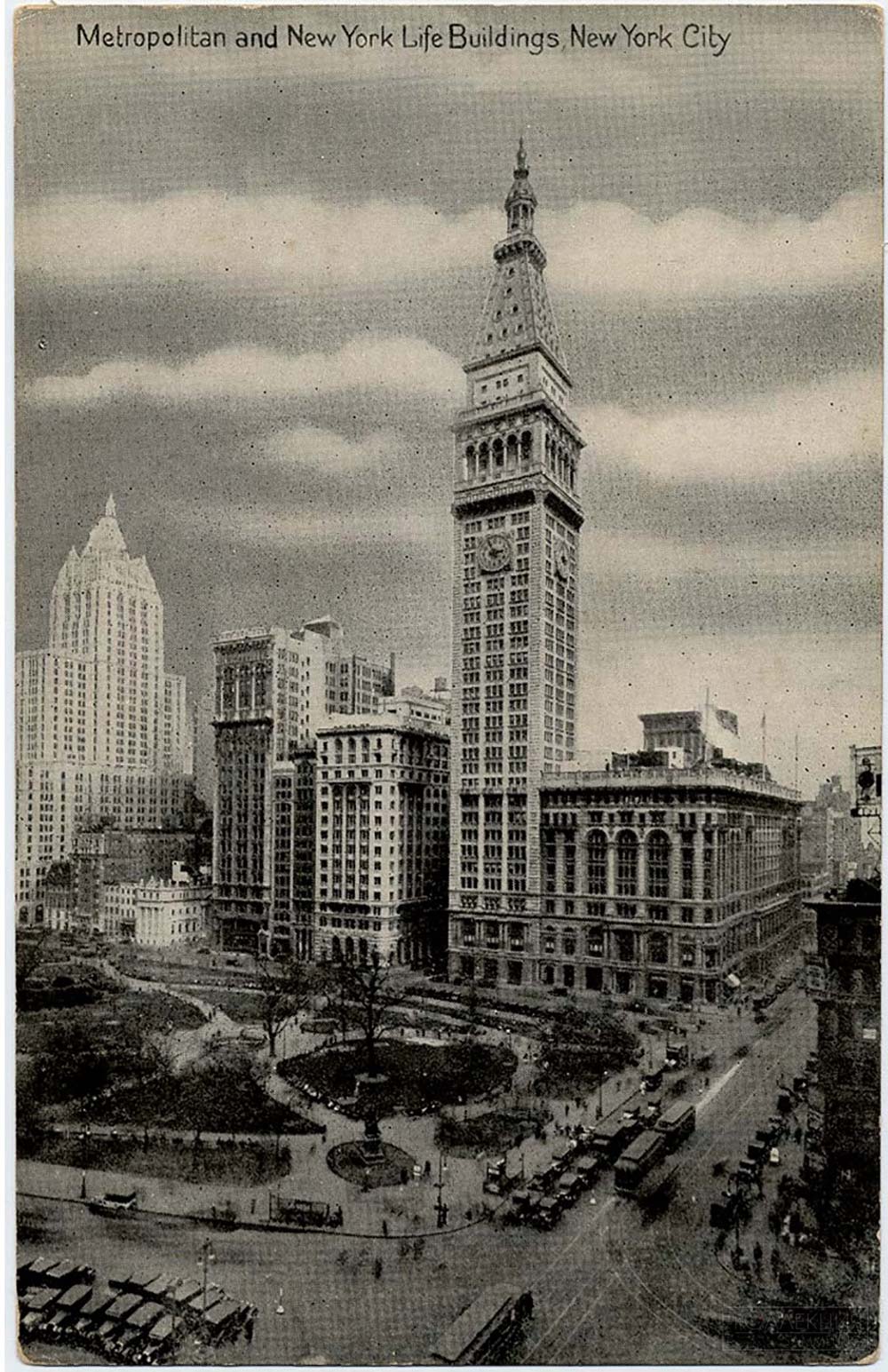 Башня The Metropolitan Life Insurance Company, сокращённо MetLife Tower. Источник: Skyscraper.org