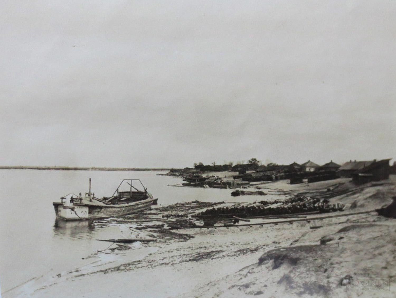 Фото Отто Фаузера №420. Порт Кошаровка 27 марта 1918 года. (Hafen von Koscharowka 27.03.1918).
