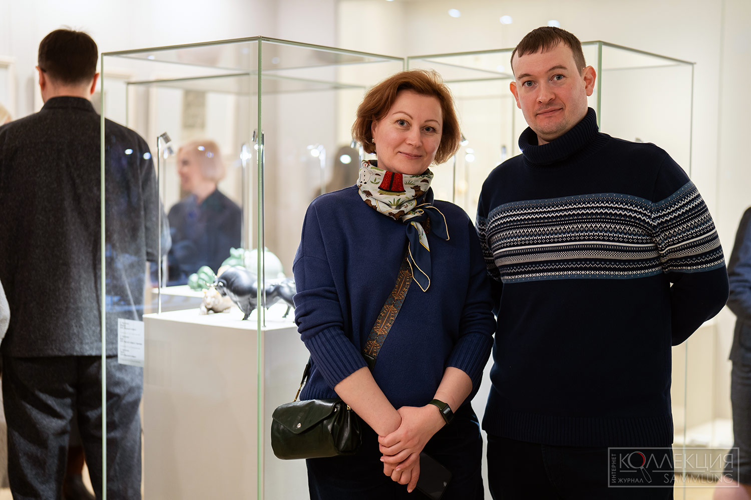 Руководитель проекта "Музейные заметки" Олеся Полковникова" и искусствовед Михаил Тренихин