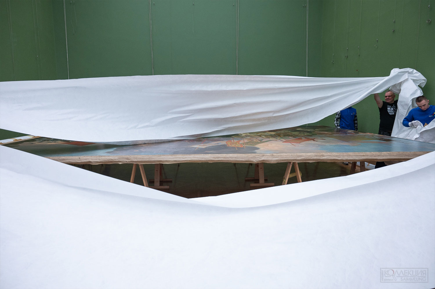 рюллов К.П. Осада Пскова польским королём Стефаном Баторием в 1581 году. 1839-1843. Холст, масло, 482×675. ГТГ