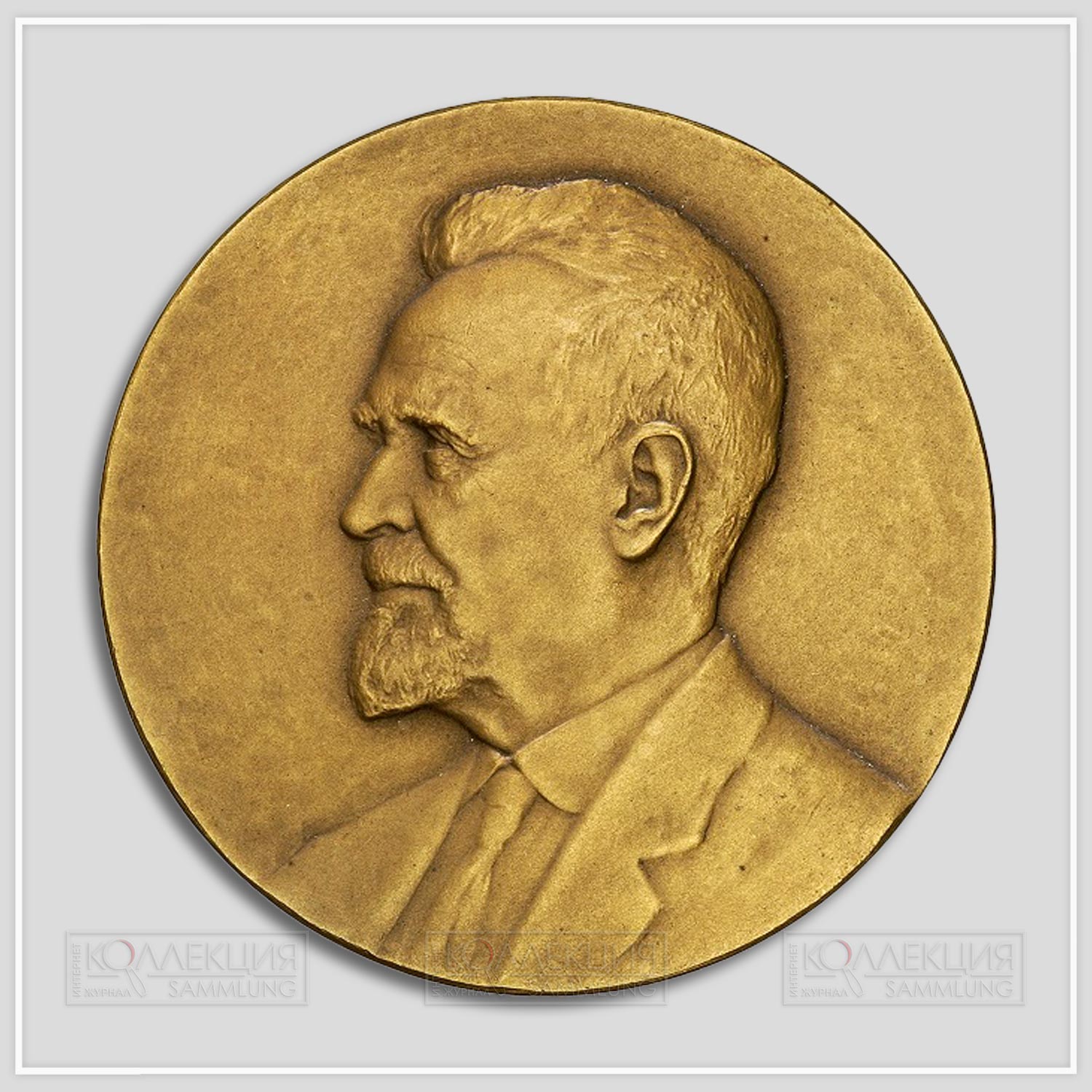 Julio Kilenyi. American Water Works Association John M. Diven Medal. Bronze, 1926. Medallic Art Company (MACo 1926-010). D=51 mm, p=63 gr (инициалы на реверсе на 5 часов). Источник: ANS