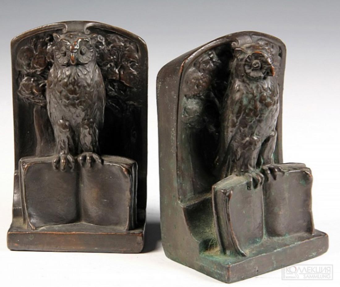 Julio Kilenyi. Owl. Dymalkon Metals Corporation. Bronze clad, 1919. Источник: Thomaston Place Auction Galleries
