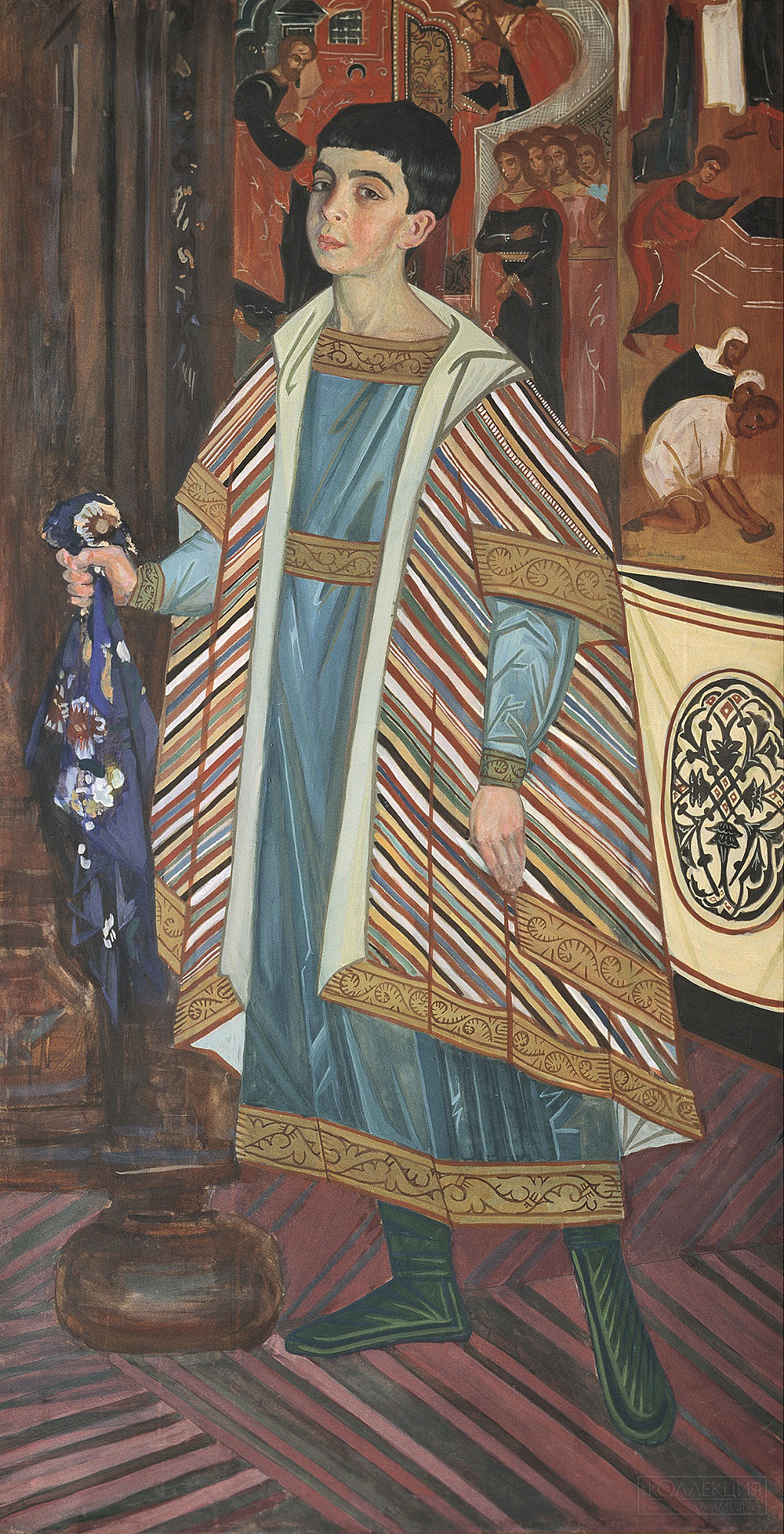 Дмитрий Стеллецкий. Портрет графа Михаила Юрьевича Олсуфьева. Село Буйцы Тульской губернии. 1913. Тульское музейное объединение Тульский музей изобразительных искусств