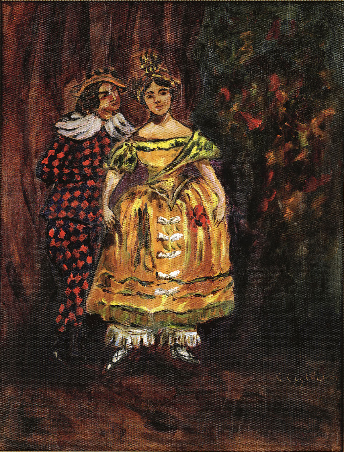 Сергей Судейкин. Балаганчик. 1911. Государственный музей истории российской литературы им. В. И. Даля