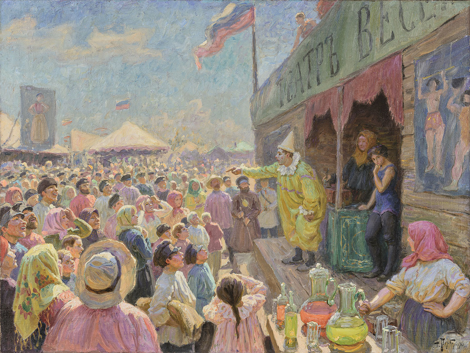 Фёдор Рерберг. Ярмарка. 1903. Национальная галерея Республики Коми, Сыктывкар