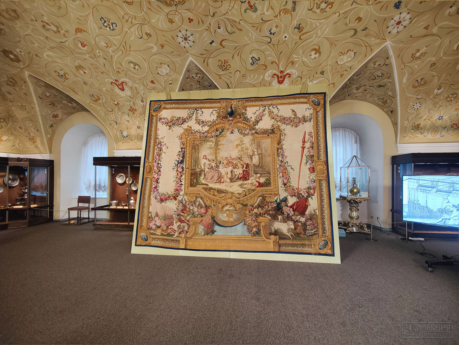 Гобелен «Дон Кихот с девицами постоялого двора»