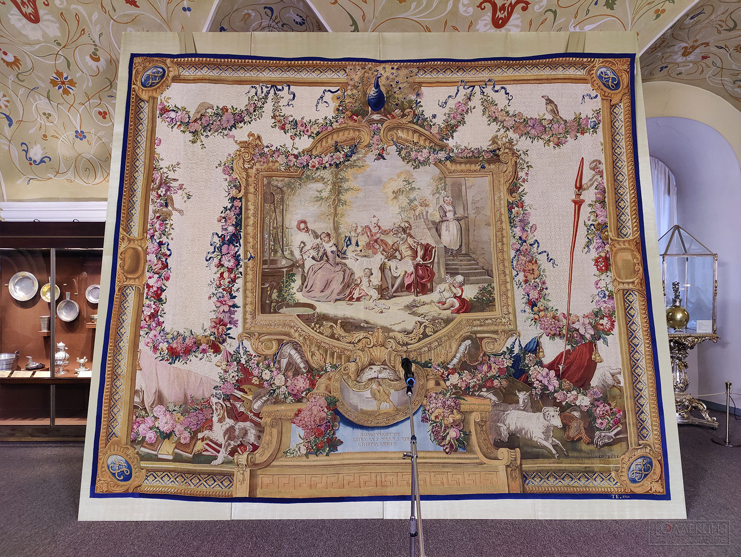 Гобелен «Дон Кихот с девицами постоялого двора»