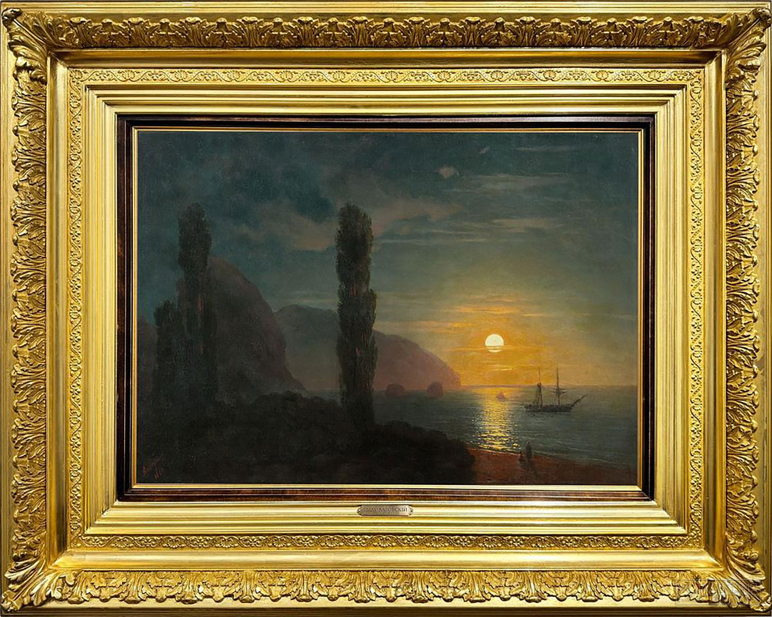 Айвазовский И.К. Лунная ночь в Крыму. 1861