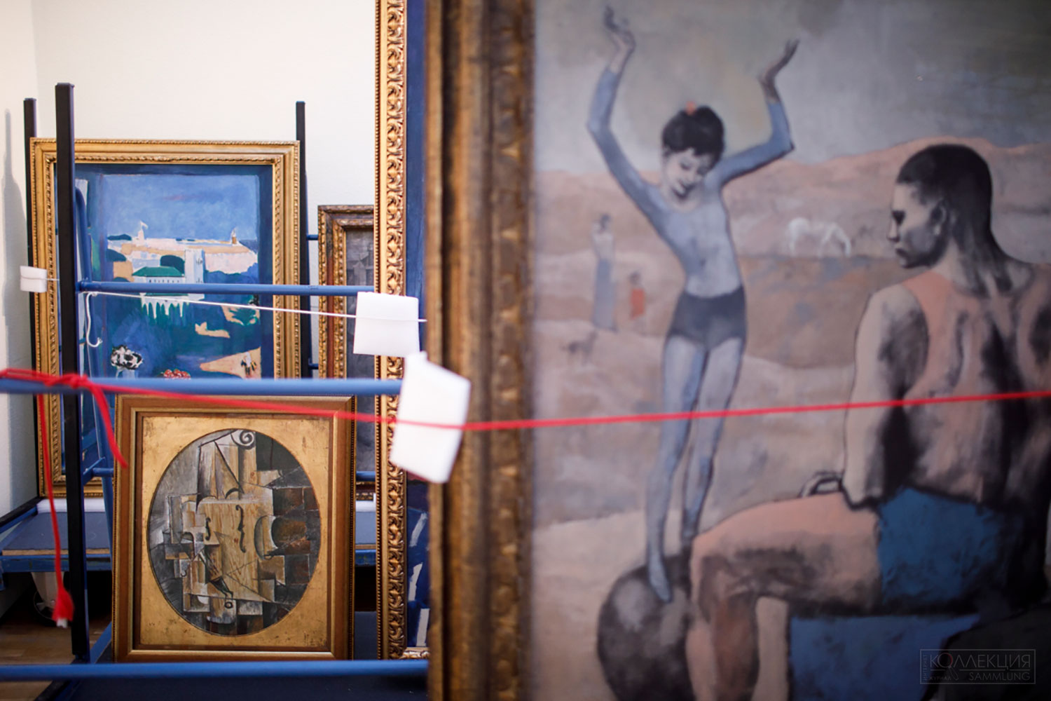 Матисс и Пикассо. Развеска