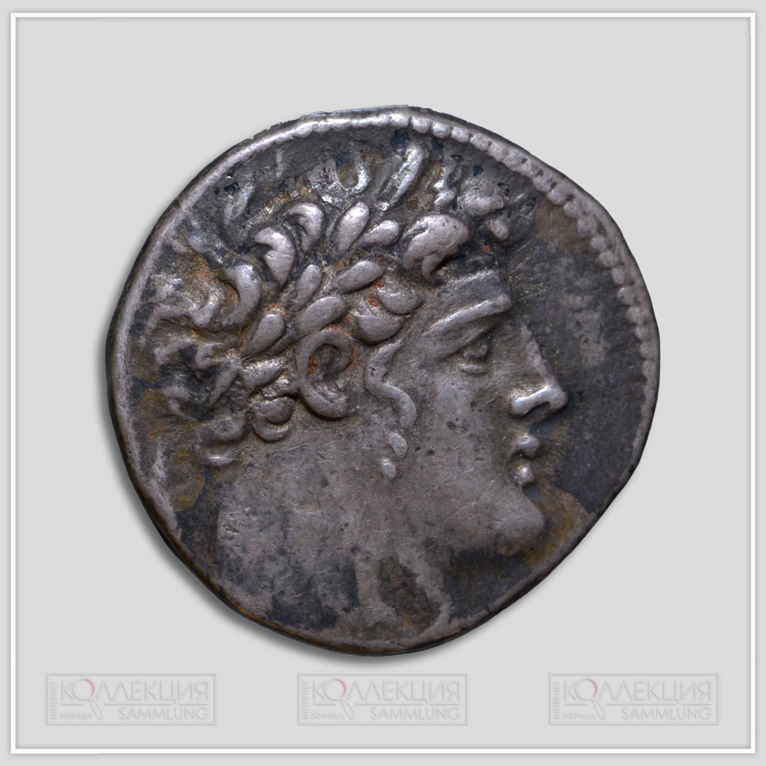 Финикия. Тир. Тетрадрахма (шекель). 102/101 г. до н.э. Серебро, чеканка. Вес – 14, 15 г, диаметр – 27 мм. Государственный исторический музей