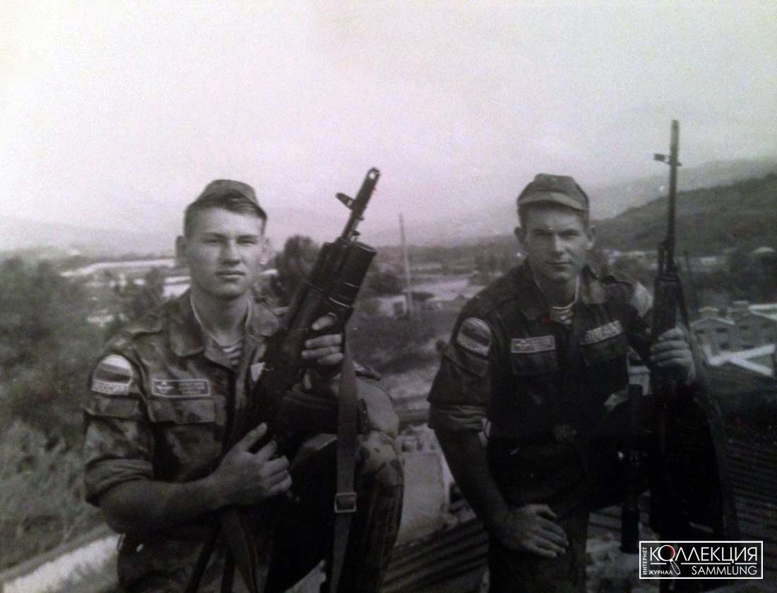 Российские десантники из 76-й гв. ВДД в южной Осетии, 1992