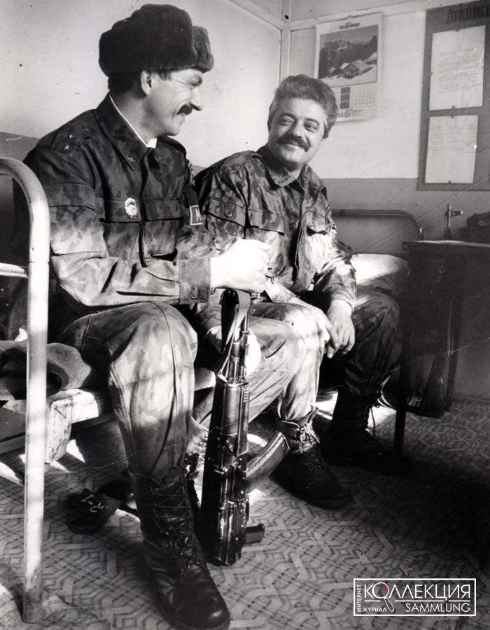 Российский и осетинский миротворцы. Фото из коллекции автор